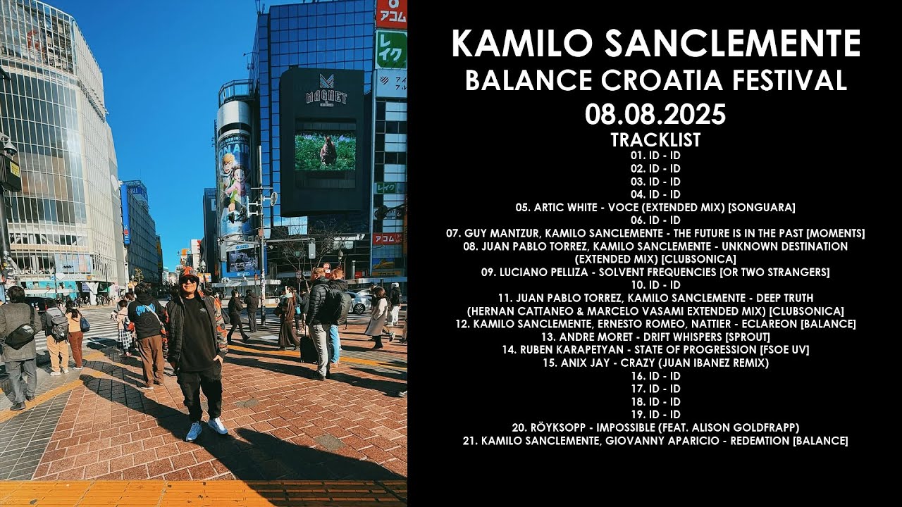 KAMILO SANCLEMENTE (Colombia) @ Balance Croatia Festival 08.08.2025