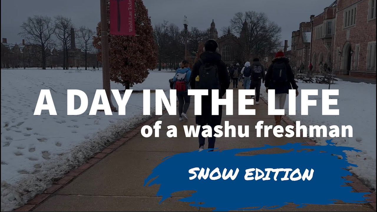 A DAY IN THE LIFE OF A WASHU FRESHMAN | snow edition