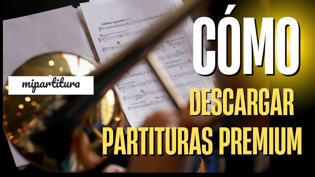 Cómo descargar partituras premium? 