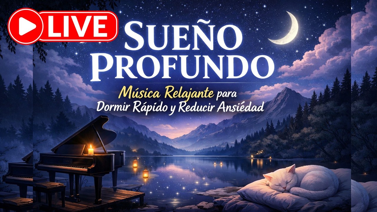 SUEÑO PROFUNDO MUSICA Relajante para Dormir Rápido y Reducir Ansiedad #musicaparadormir
