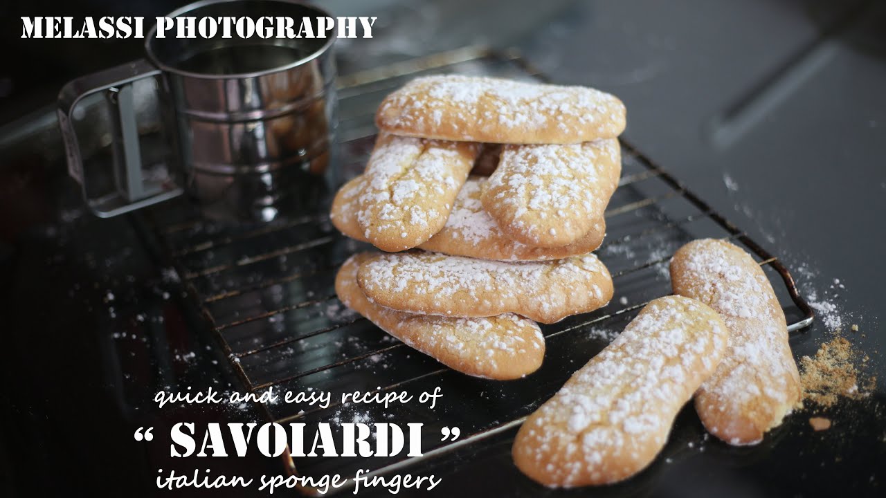 Italian sponge fingers (Savoiardi)&nbsp;: very easy recipe  // Melassi Recettes