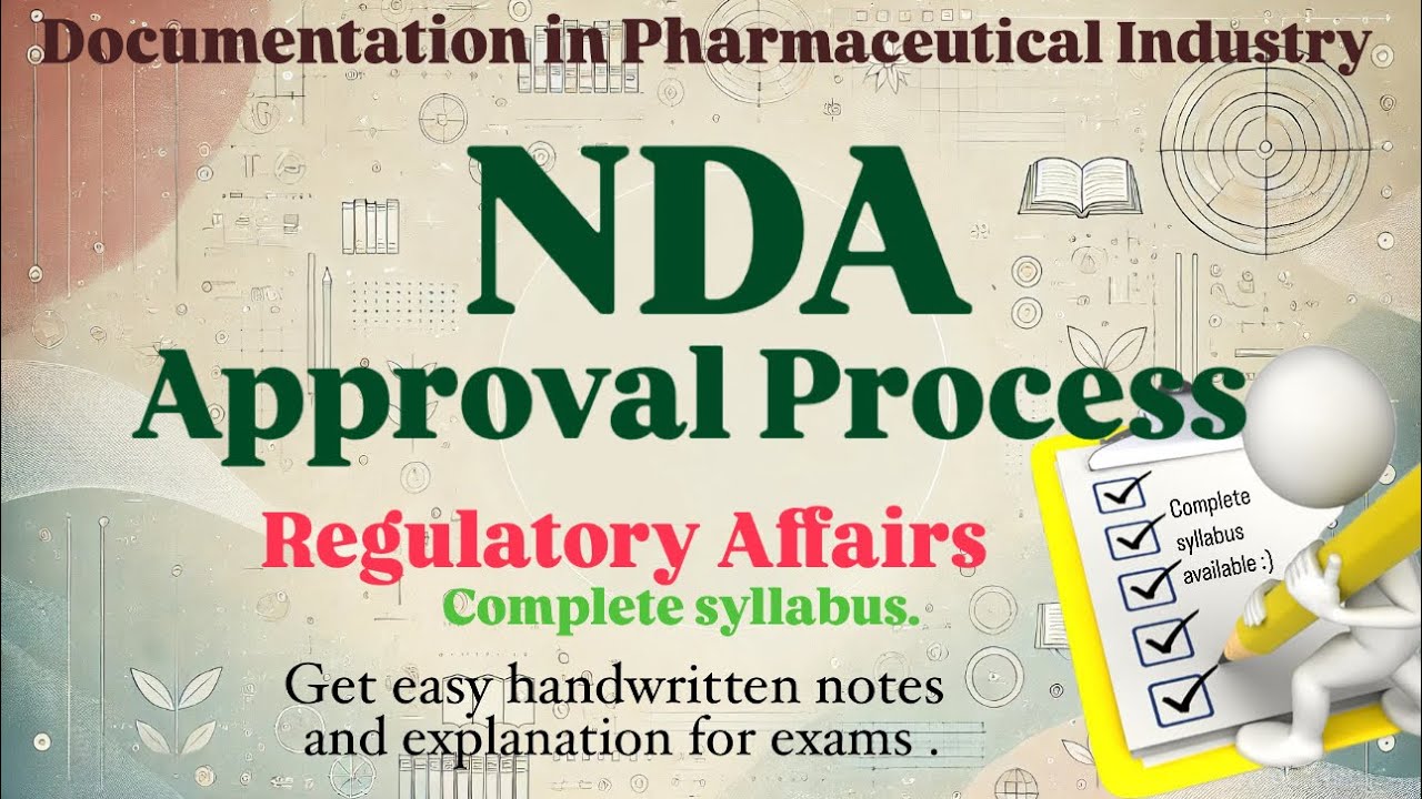 NDA Approval Process | New Drug Application #regulatoryaffairs #mpharm #bpharm #pharmacovigilance