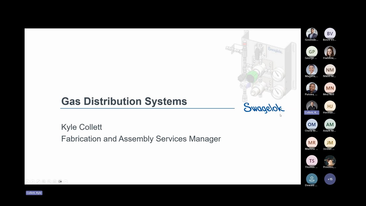 Swagelok Gas Distribution Systems Webinar