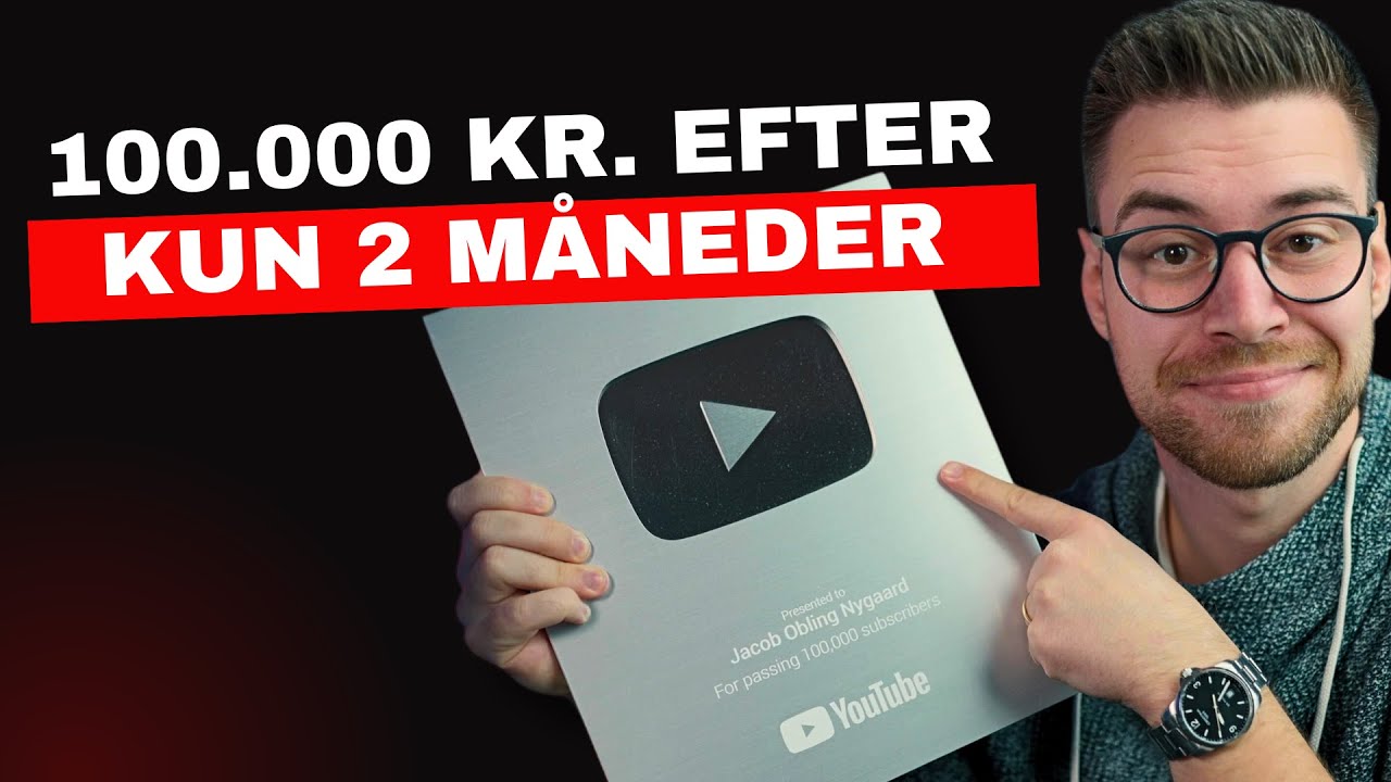 S&aring;dan vandt Jacob en 100K Award efter 2 m&aring;neder i vores forl&oslash;b
