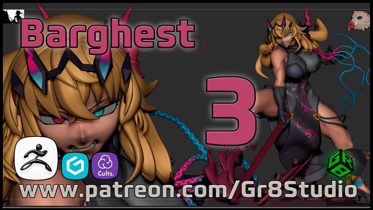 Barghest - Fate Gran Order - Zbrush sculpt - 3