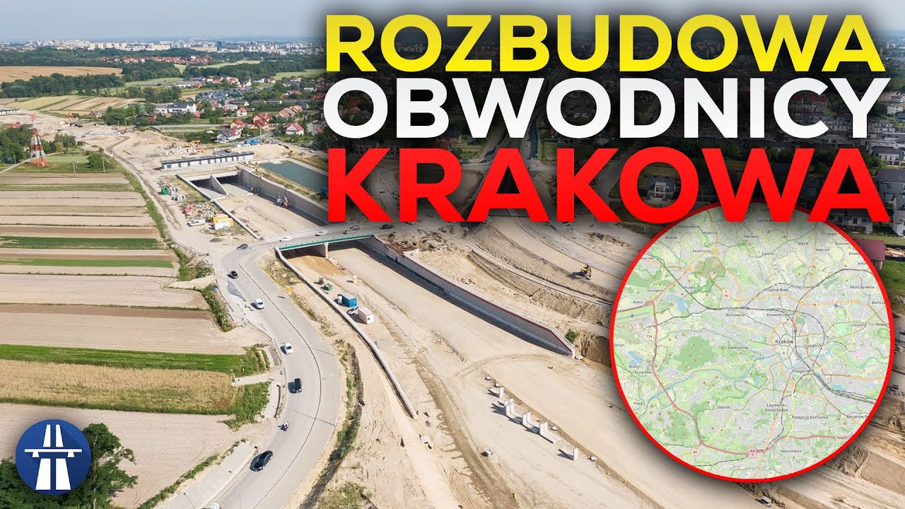 Rozbudowa obwodnicy Krakowa o 3 pas ruchu (A4 i S52) - informacje, problemy, warianty przebudowy