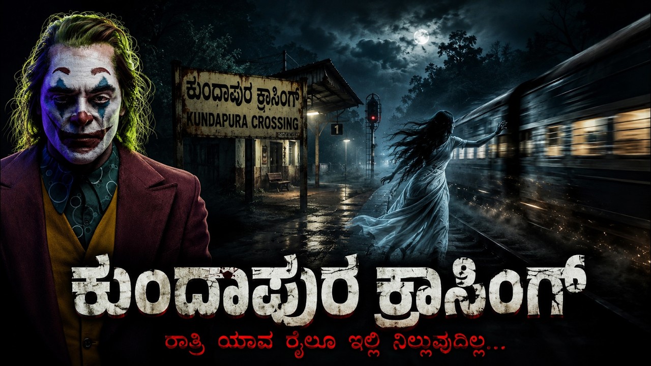 Kundapura Crossing 👻 | ಕರ್ನಾಟಕದ Most Haunted Railway Station | JOkerman Horror Stories