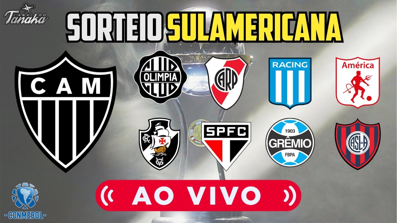 🌙 AO VIVO TRANSMISSÃO SORTEIO SULAMERICANA - PARTICIPAÇÃO BRUNO GARCÊS 🌙