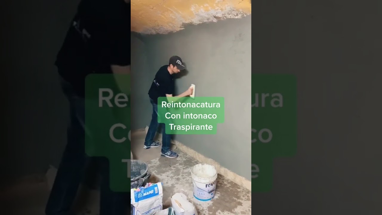 Come eliminare la muffa e l'umidit&agrave; dalla cantina con l'intonaco traspirante