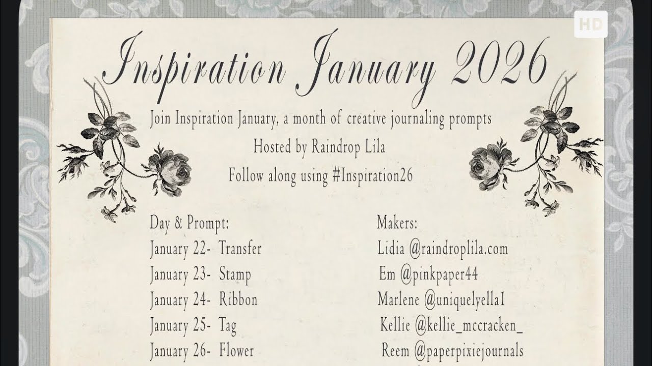 Присоединяйтесь ко мне на #inspiration26! Ведущая: Лидия @RaindropLila7 - Etsy, YouTube, Instagra...