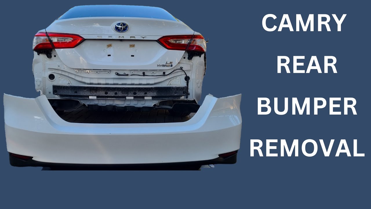 Toyota Camry 2019 Rear Bumper Removal