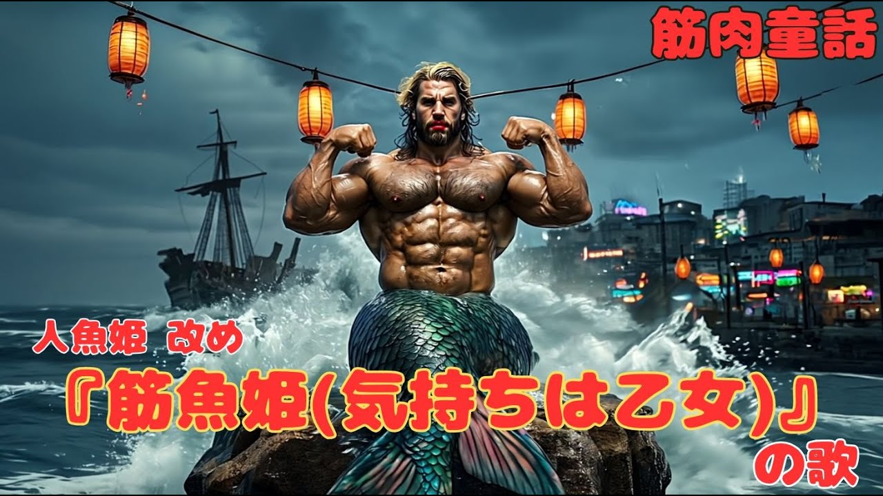 筋肉童話 人魚姫 改め『筋魚姫(気持ちは乙女)』の歌