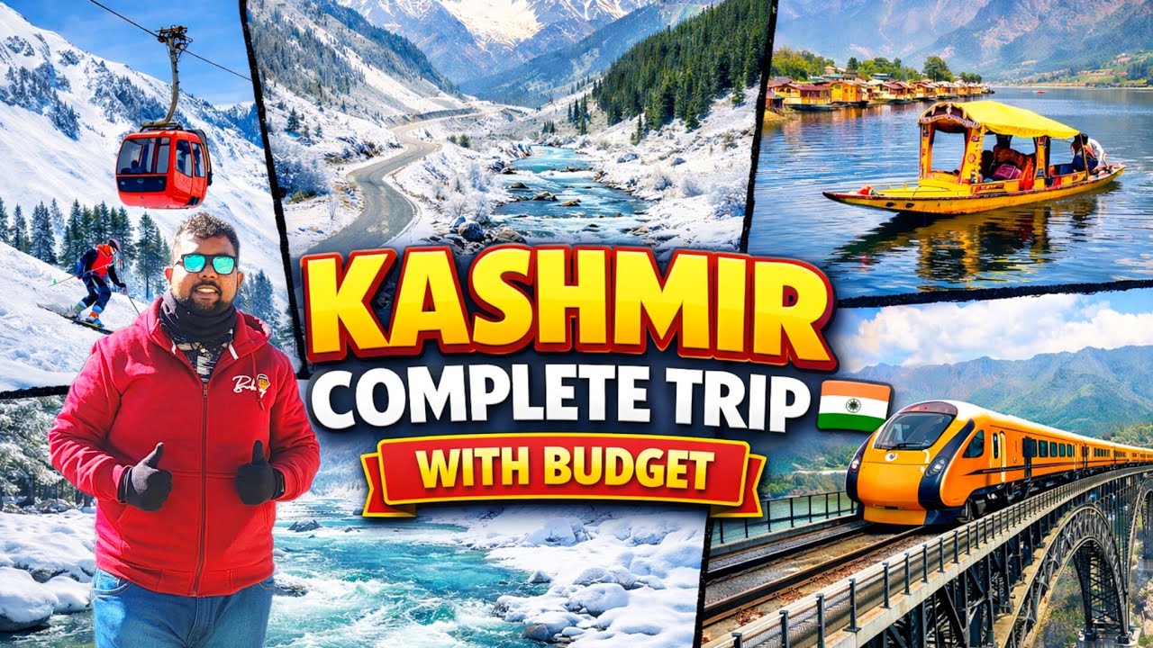 🔴 Kashmir Trip in Budget | Chennai to Kashmir Complete Journey | Gulmarg, Sonamarg, Pahalgam