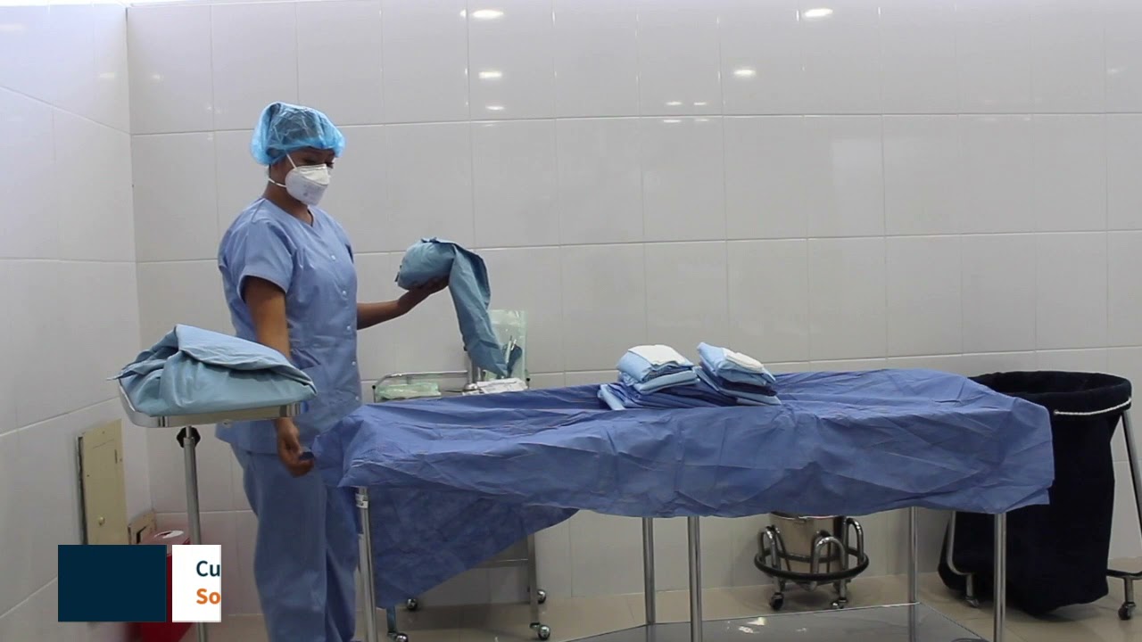 Apertura materiales estériles