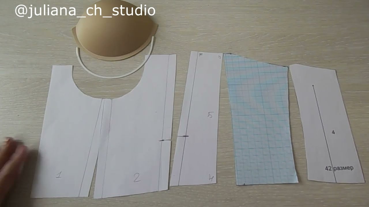 Как изменить выкройку корсета под готовую чашку. Corset with ready-made cups