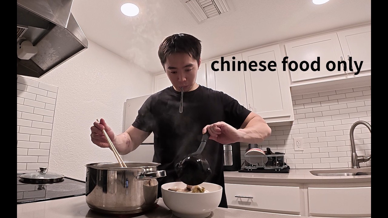 eating only chinese food for the weekend
