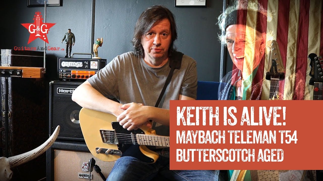 Keith Richards is in the house: Maybach Teleman T54 - Butterscotch Aged (Review and Jam Track)