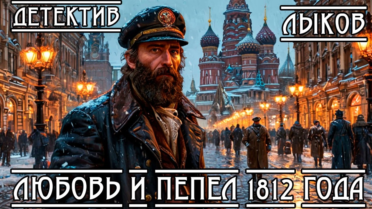 АУДИОКНИГА ДЕТЕКТИВ: ЛЮБОВЬ И ПЕПЕЛ 1812 ГОДА. СЫЩИК ЛЫКОВ