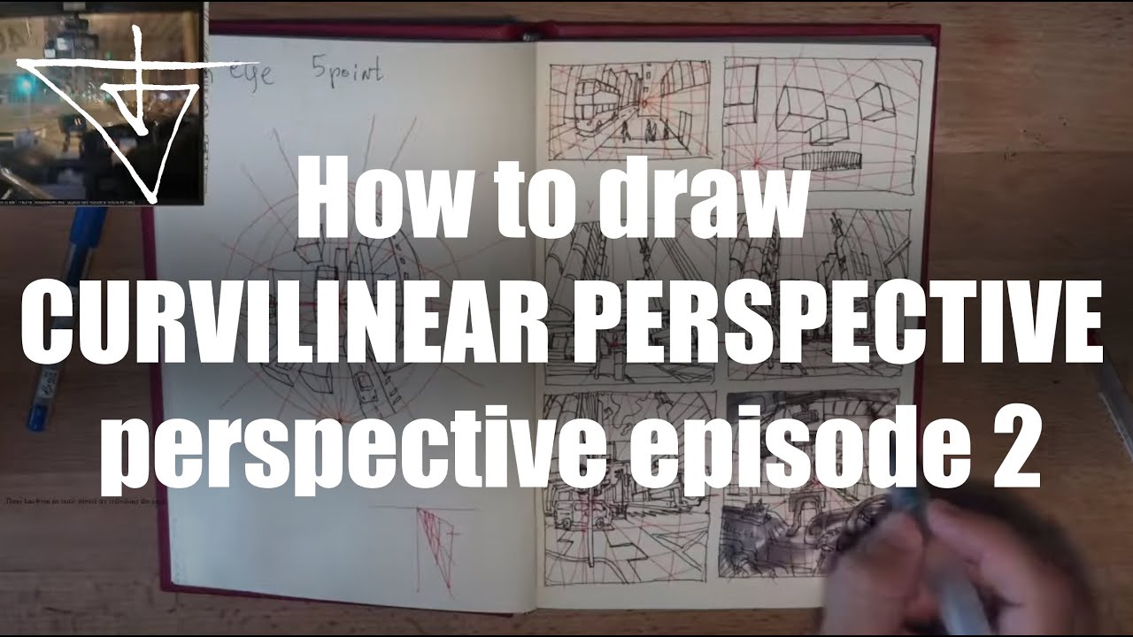 How to draw curvilinear perspective  Perspective episode 2