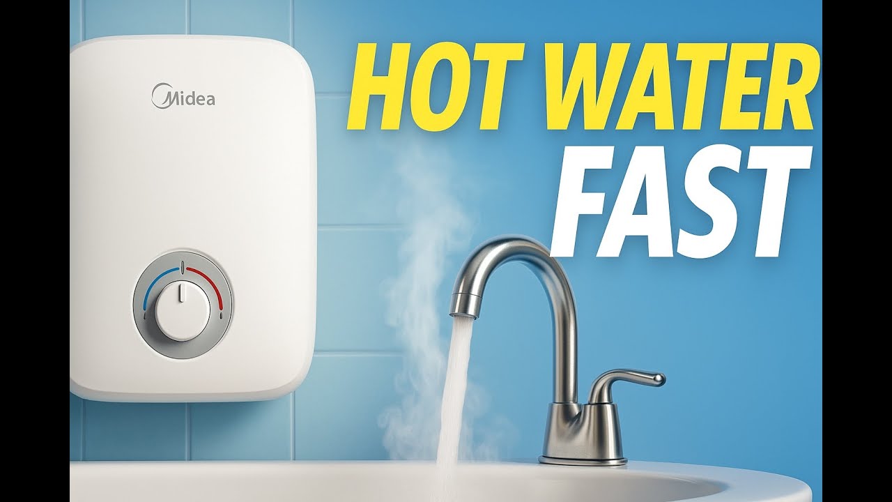Midea 10L Water Heater | Fast Heating + Anti-Bacteria Tech