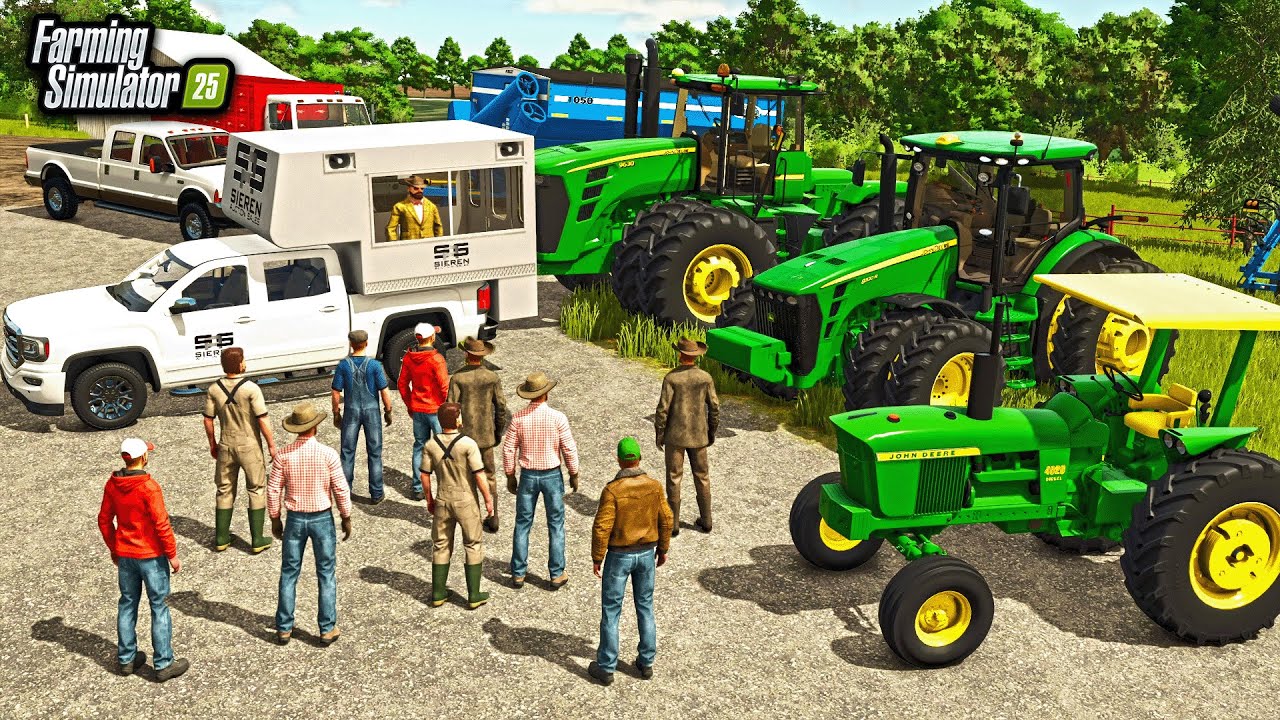 AUCTION DAY! LOCAL FARMER RETIREMENT AUCTION & RECORD PRICES! (REAL AUCTIONEER) | FS25