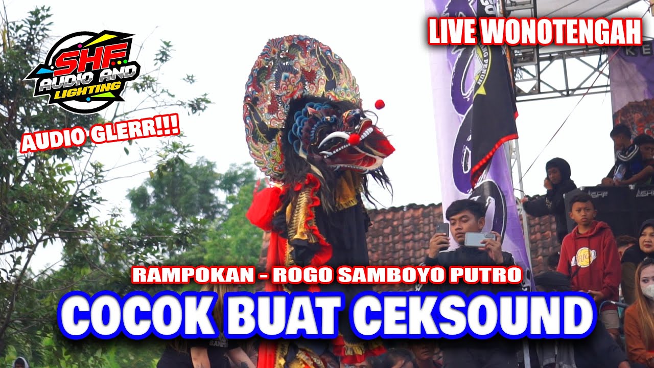 SHAFIRA AUDIO | Rampak Barong Jaranan ROGO SAMBOYO PUTRO Live Wonotengah Purwoasri 2024