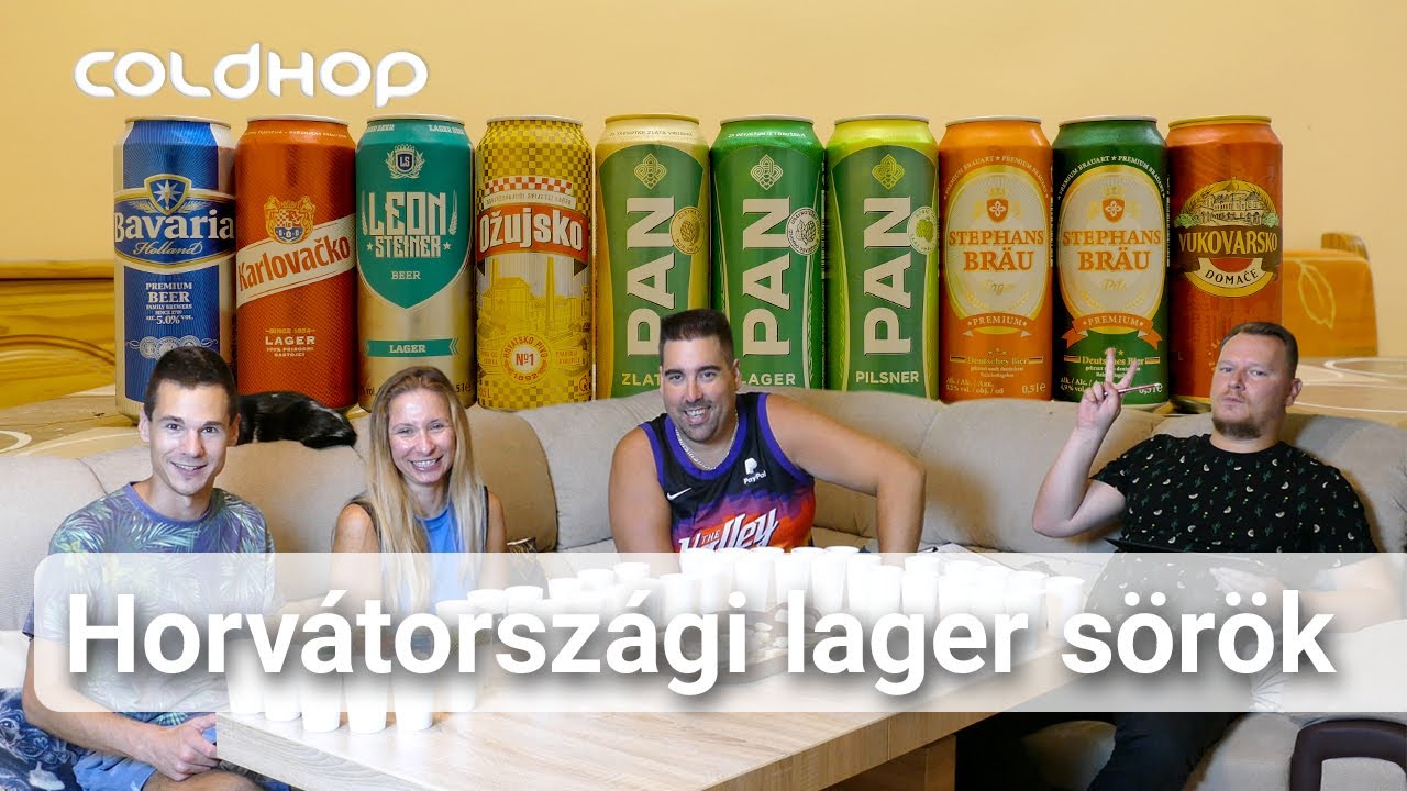 🇭🇷 Horvátországi lager sörök, most ajándék anekdotákkal | Sörkóstoló 2022