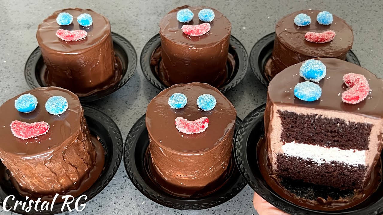 Postre para vender día del niño y niña/Pastelitos chocolate estilo paletas payaso