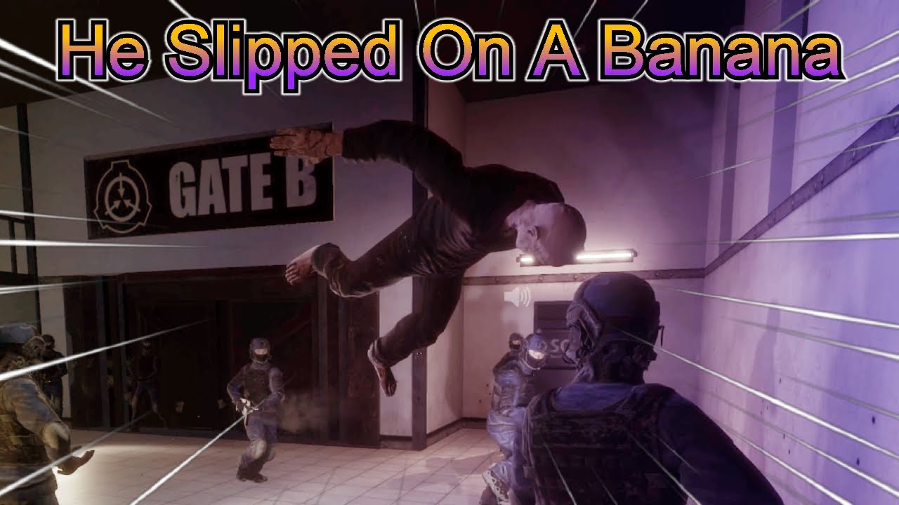 He Slipped On A Banana | SCP Secret Laboratory