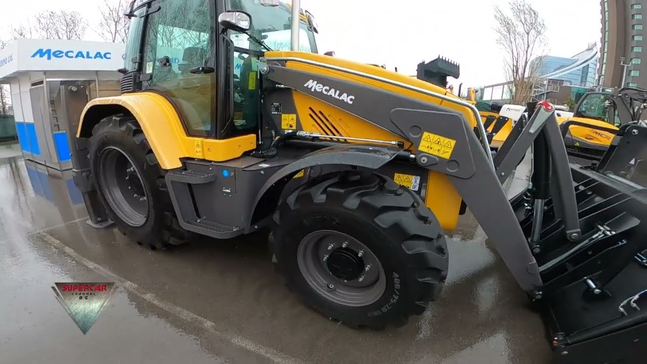 2022 Mecalac TLB 890PS Combo Loader Interior and Exterior Atest Expo