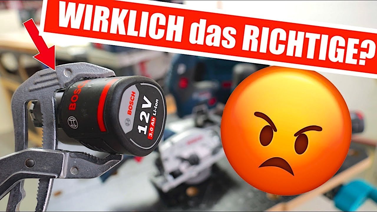 Meine ERFAHRUNG zur 12 V Akku Flotte von Bosch Professional 😫🙄😵‍💫