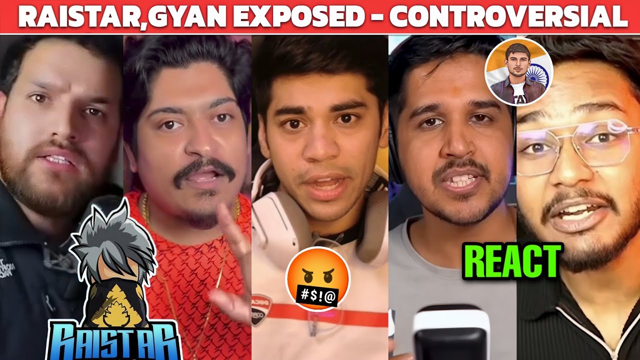 SERIOUS🤬Raistar & Gyan Gaming Reality Exposed | Youtubers Reactions💔