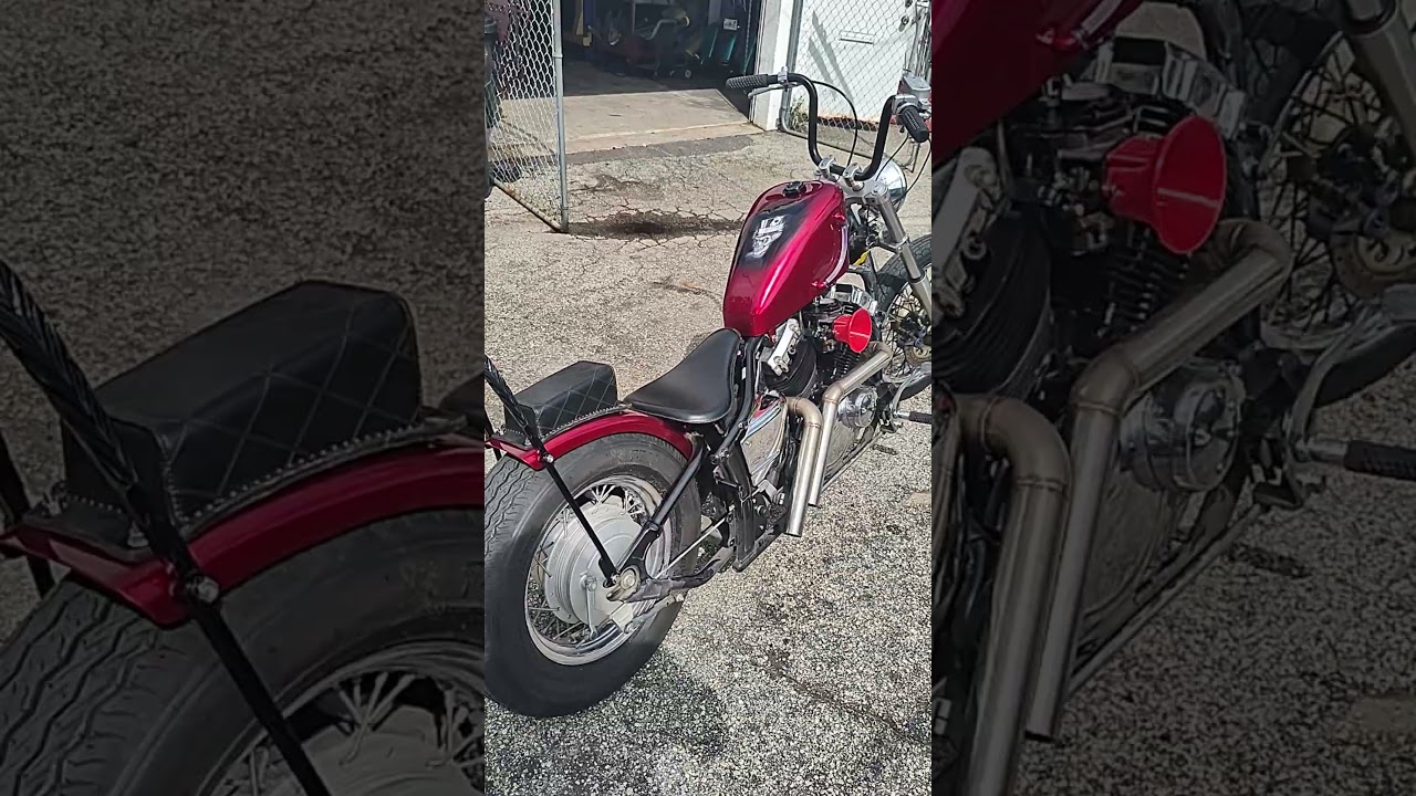 Vstar 650 Bobber build is up and running. ready for a new home. #custommotorcycle #yamaha #vstar650