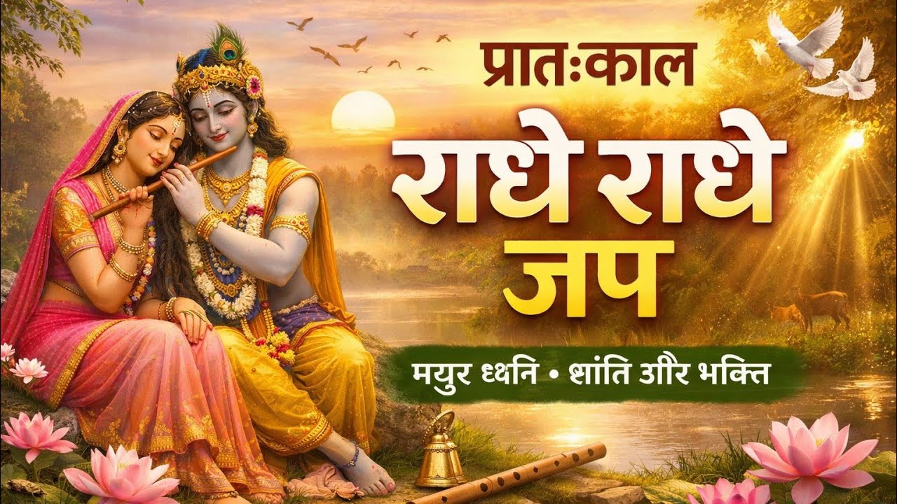राधा राधा राधा राधा राधा |  Radha Radha Radha Radha Radha ।।प्रातःकालीन राधा नाम जप | #radhakrishna 
