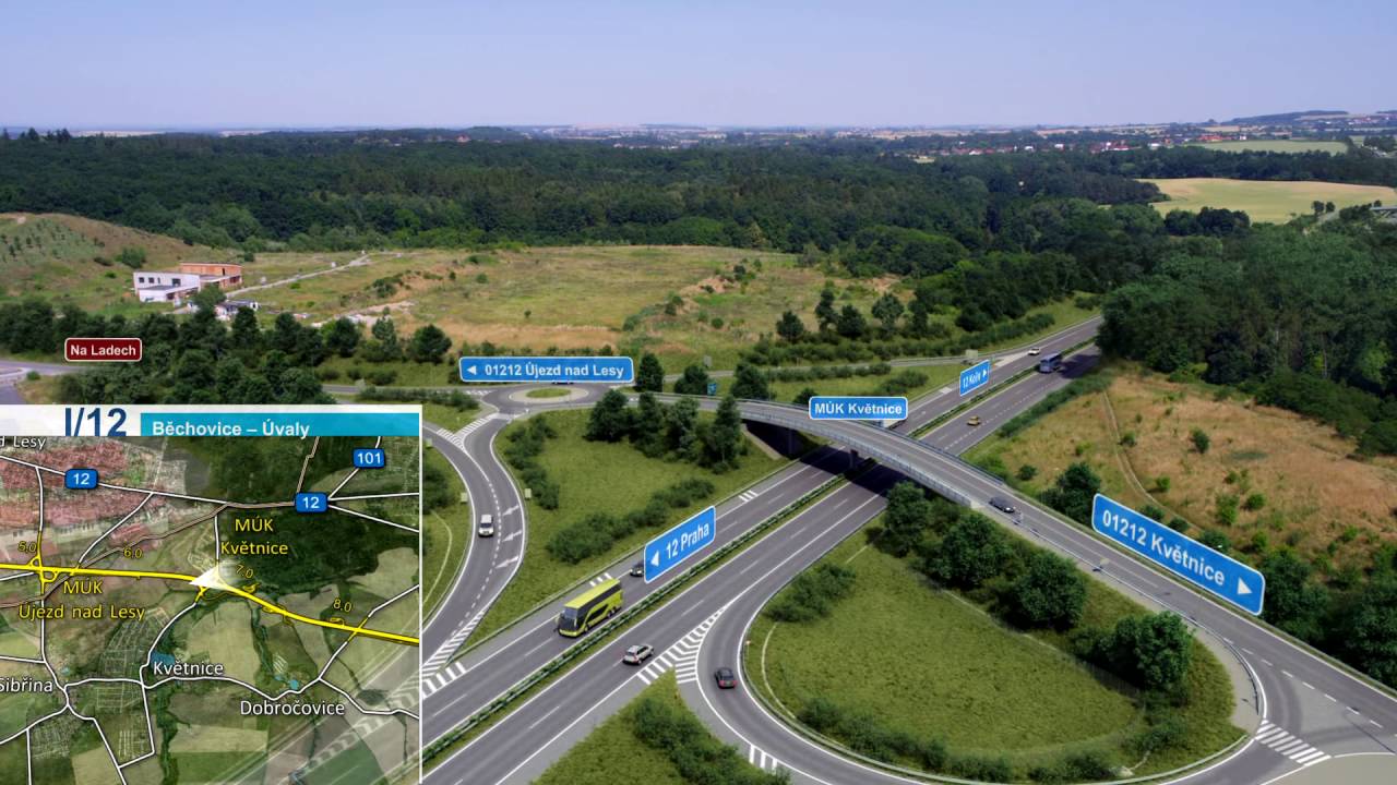 ŘSD ČR - Silnice I/12 Běchovice - Úvaly
