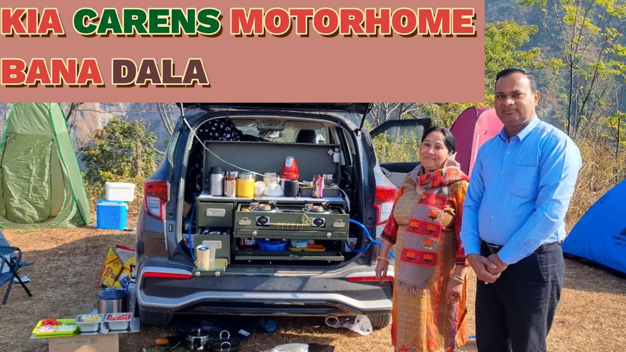 Is  #kia  #carens No. 1 Choice for #campervan #conversion | Uttarakhand  camping vlogs |SUV CAMPING