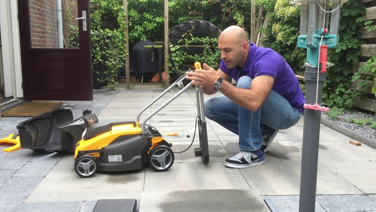 Unboxing Stiga Combi 36 E 1400 watt Lawn mower