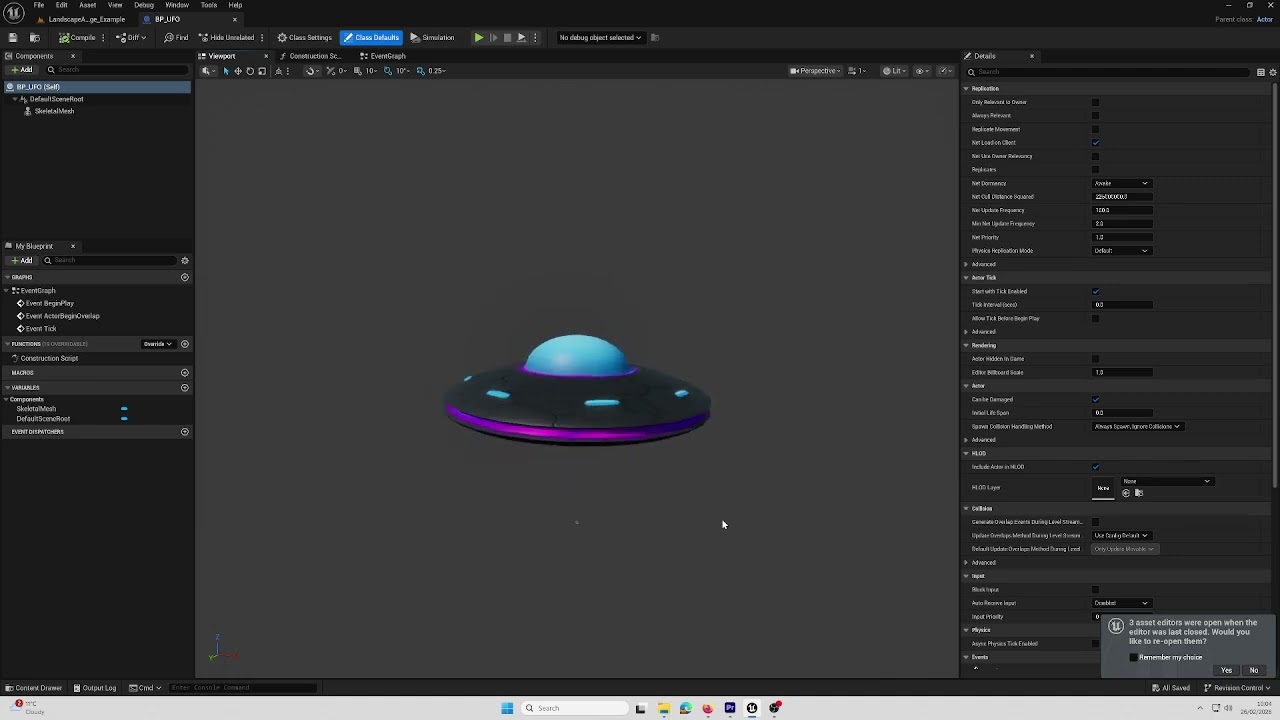 College Portfolio: SuperFlyer, Spinning UFO (enemy)