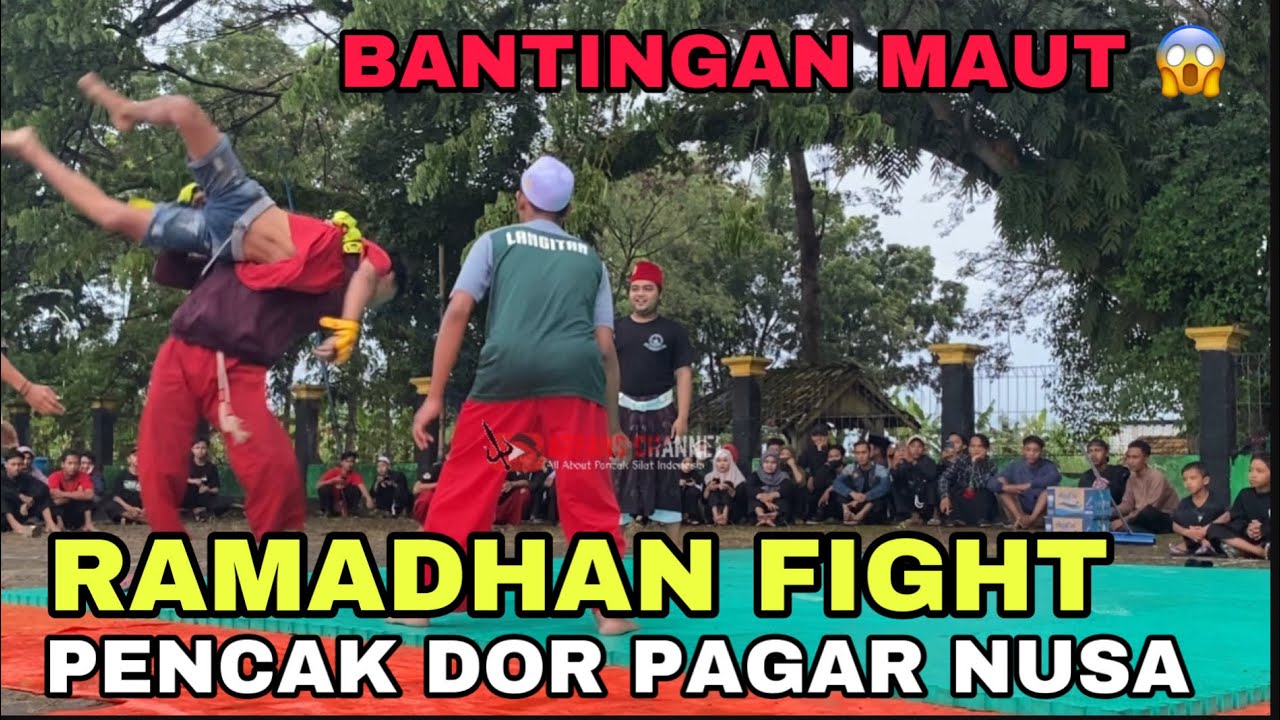 RAMADHAN FIGHT 🔥The Real Fighter Pencak Dor Pagar Nusa Widang Tuban 2022