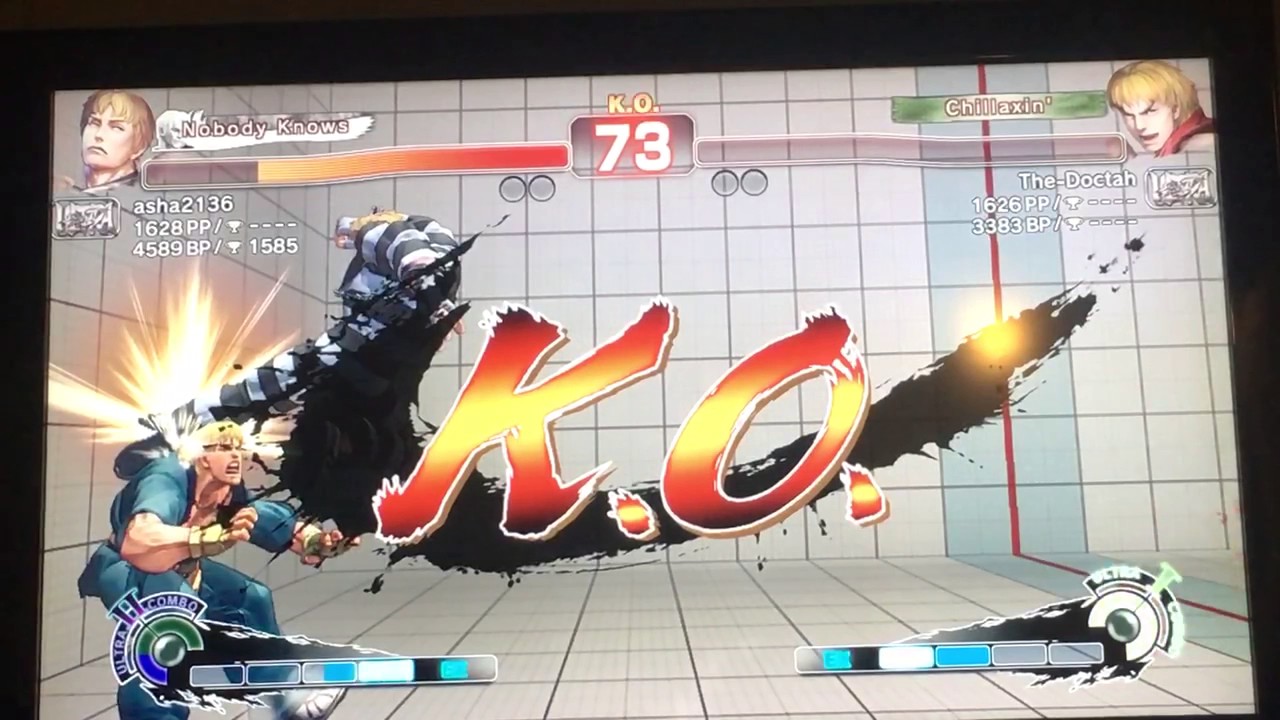 Ultra Street fighter 4 ranked battle (TheDoctah) Ken vs Cody (asha2136)