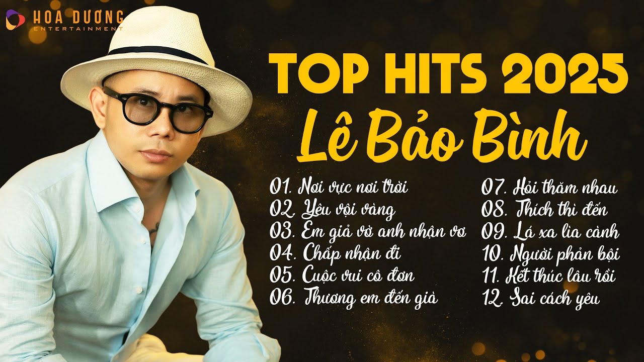 Lê Bảo Bình TOP Hits 2025 - Nơi Vực Nơi Trời, Yêu Vội Vàng | Nhạc Trẻ Ballad Hay Nhất 2025