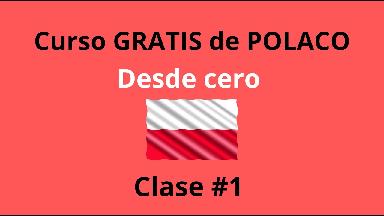 CLASES DE POLACO DESDE CERO con @Hola AlexCLASE#1