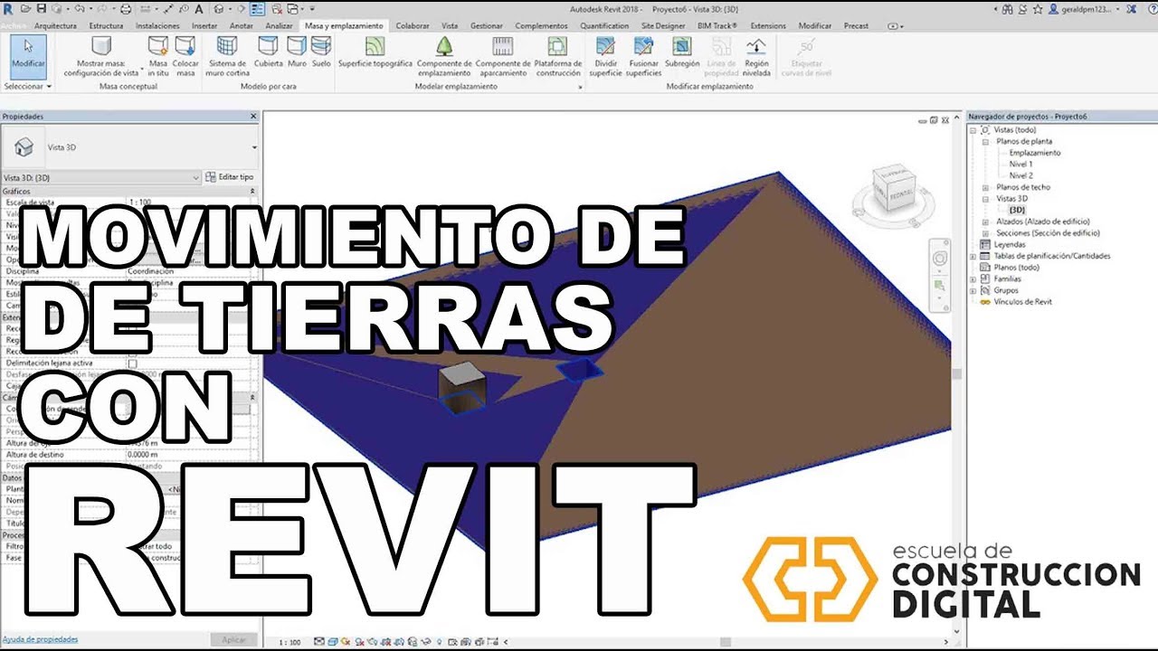 Movimiento de Tierras con Revit