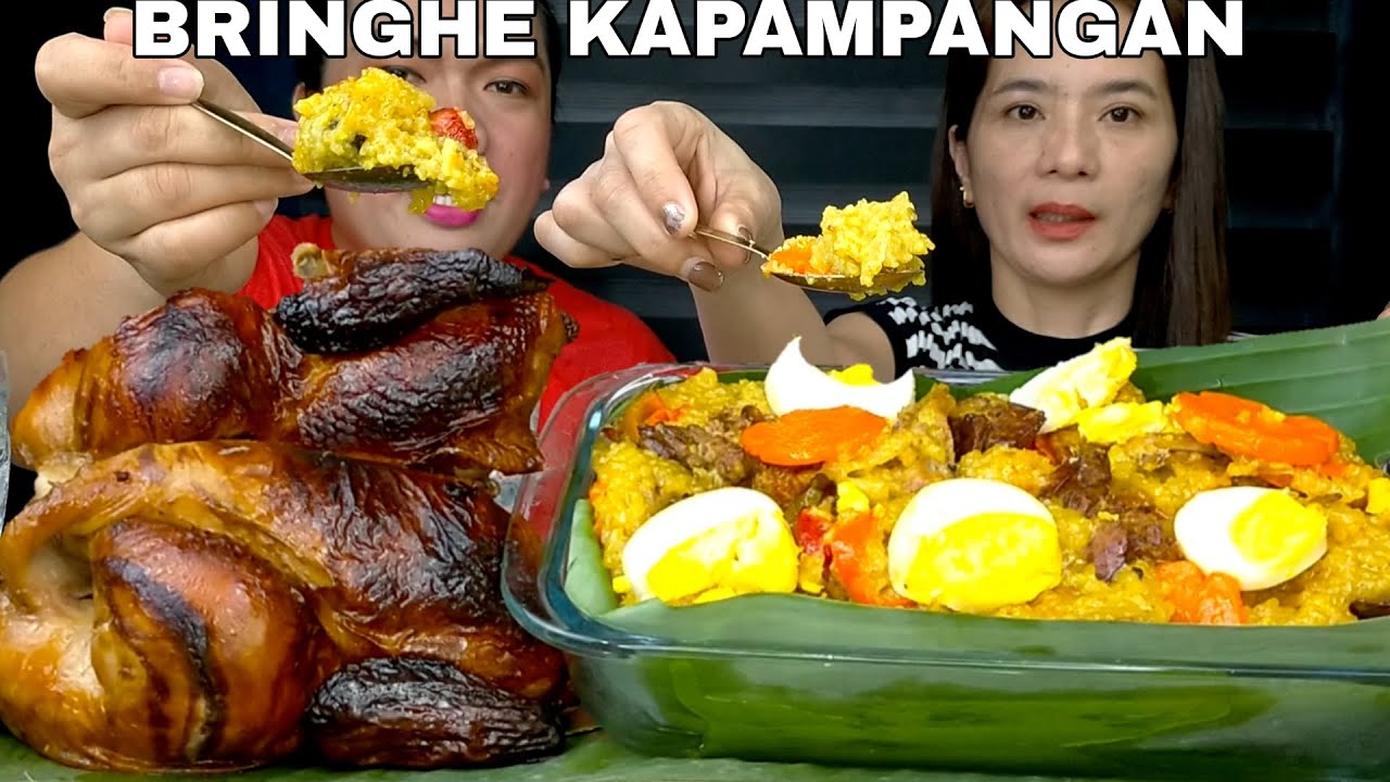 BRINGHE KAPAMPANGAN O AROZ VALENCIANA MUKBANG | LUTONG KAPAMPANGAN | MUKBANG PHILIPPINES