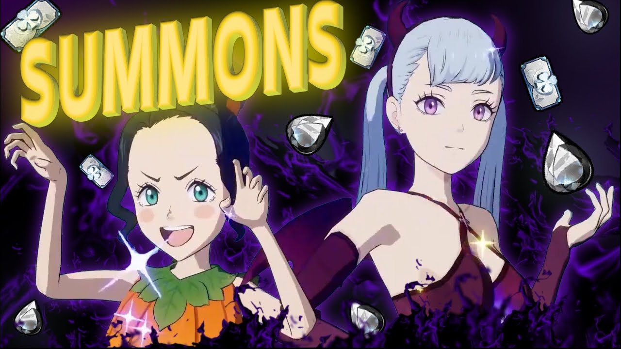 SCARY SEASON 5 SUMMONS FOR NOELLE AND CHARMY!!! - Black Clover Mobile Summons