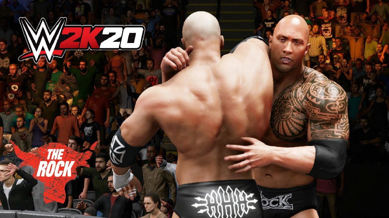 WWE 2K20 - Dwayne The Rock Johnson ROCK BOTTOM Compilation!