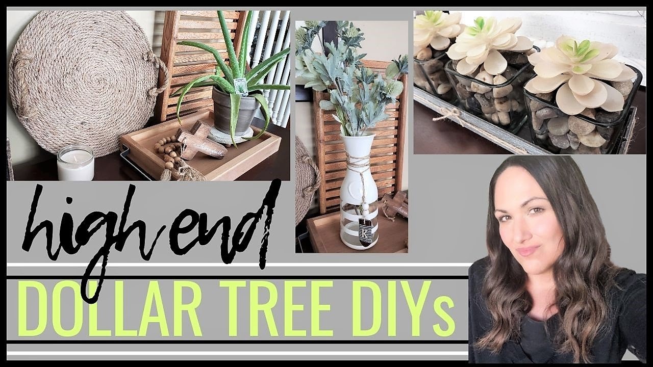 DOLLAR TREE 🌳 HIGH END SPRING FARMHOUSE DIYS | NATURAL HOME DECOR DIYS (2021) Cricut Joy Giveaway