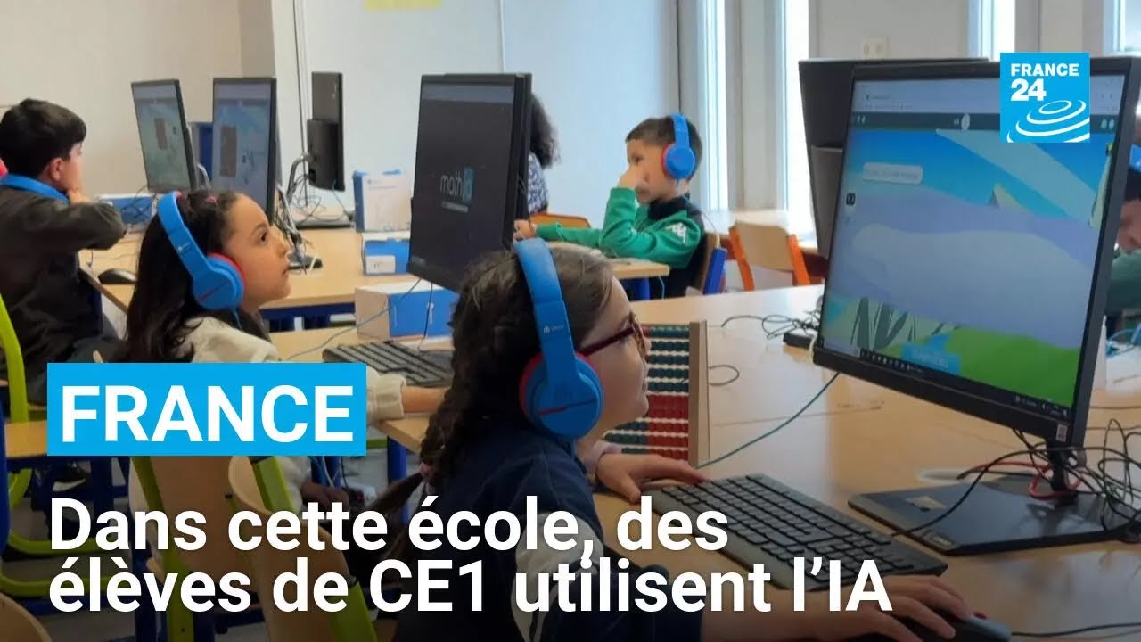 Dans cette école, l’IA révolutionne l’apprentissage d’élèves de CE1 • FRANCE 24