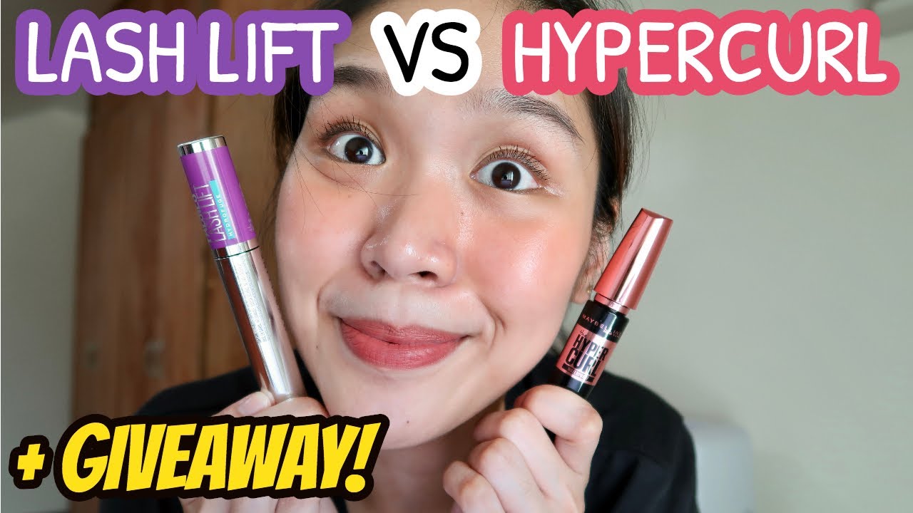 MAYBELLINE LASH LIFT VS. HYPERCURL MASCARA (одинаковый язык??) | lovewendyxdiane