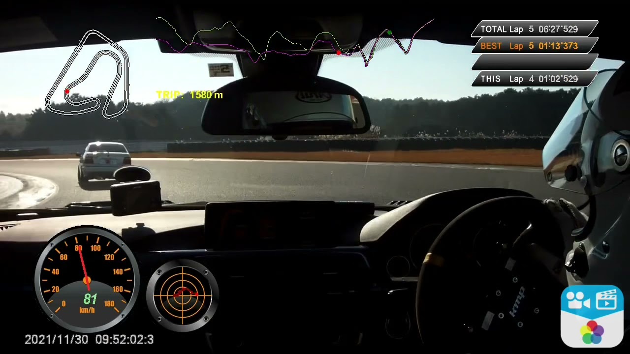 袖ヶ浦フォレストレースウエイ【1分13秒373】BMW M4